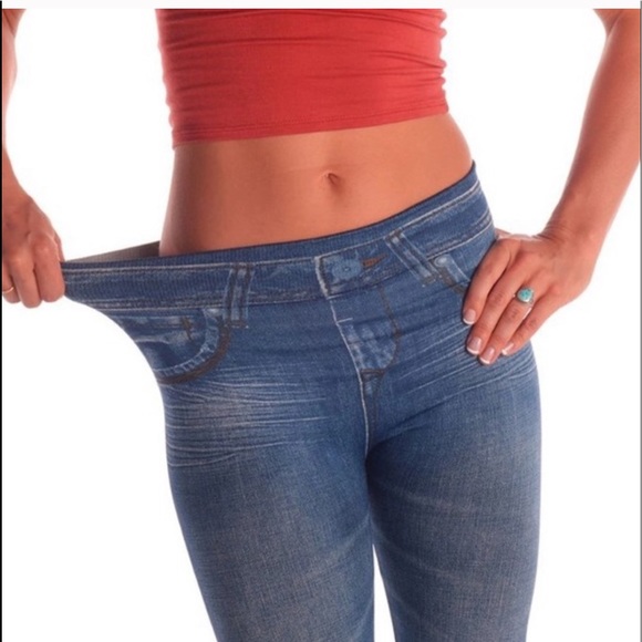 Pants - Jean Print Leggins